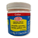 Colorante Vegetal Comestible Amarillo Canario 100g