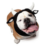 Zoo Snoods Disfraz De Bull Dog   Capucha Para Cuello Y Oreja