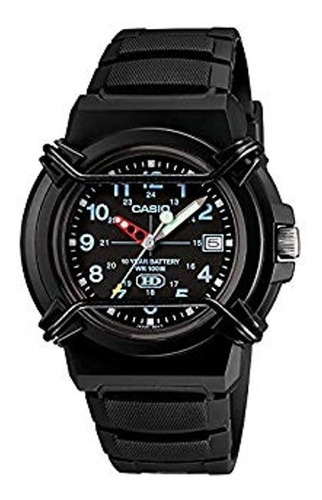 Reloj Casio Hombre Modelo Hda-600b-1bvdf Color De La Correa Negro Color Del Bisel Negro Color Del Fondo Negro