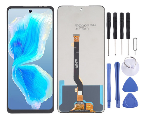 1 Tela Lcd Tft Para Tecno Camon 18 Ch6 Com Digitalizador