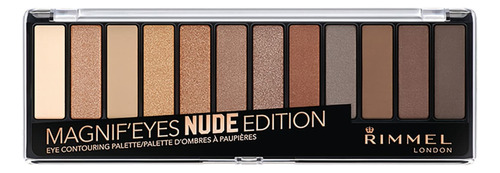 Paleta Sombra De Ojos Rimmel Magnif Eyes Nude Edit Tono 001