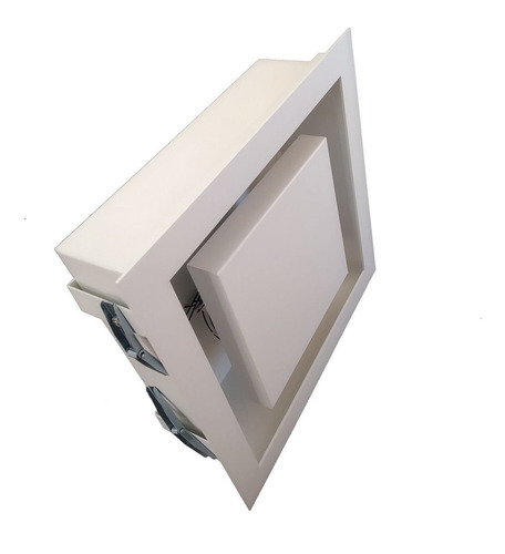 Plafon Luminária Embutir Rebatedor De Luz Indireta E27 40x40 Cor Branco 110v/220v (bivolt)