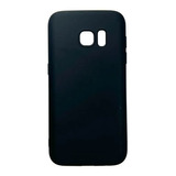 Case Capinha Case Ccs Aveludada Para Samsung Galaxy Cor Preto Galaxy S7 Edge