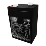 Batería6v 4ah Luces Luminarías Emergencia Gamasonic Atomlux