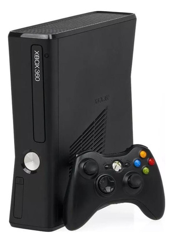 Microsoft Xbox 360 Slim, 4gb, Standard, Color Matte Black