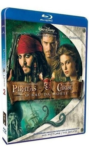 Piratas Do Caribe - O Baú Da Morte - Blu-ray - Johnny Depp 