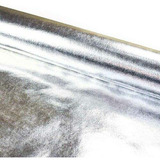 Kit 5m Tnt Laminado Metalizado Prata Decoração Artesanato