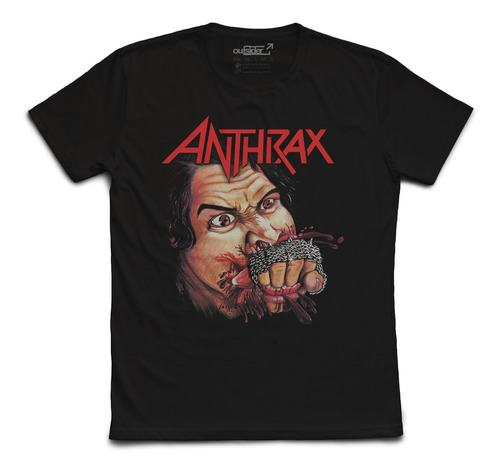 Remera Anthrax Fistful Of Metal. Tienda Outsider