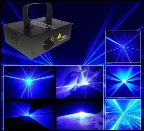 Laser Azul 500mw, Dmx, Sensor De Som,  B500