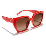 Lentes De Sol Hawkers - Boujee - Hombre Mujer Elige Tu Color Varilla Rojo/marrón