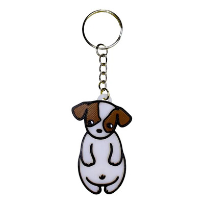 Llavero Del Perrito Panzón | MercadoLibre