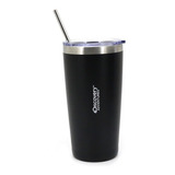 Vaso Térmico Con Tapa Sorbete Acero Inoxidable Camping Color