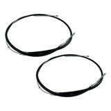 2 Cables (chicote) De Freno De Mano Golf Jetta A2 87-92