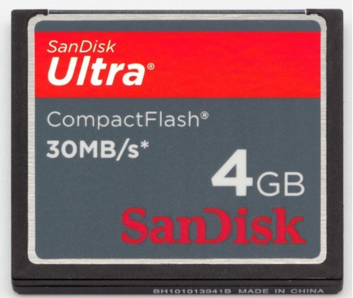 Cartão De Memória Compact Flash Cf 4gb Sandisk Ultra Ii