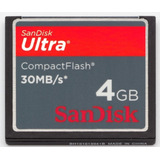 Cartão De Memória Compact Flash Cf 4gb Sandisk Ultra Ii