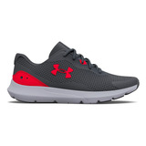 Tenis Para Hombre Under Armour Surge 3 Color Gris (106) - Adulto 7 Mx