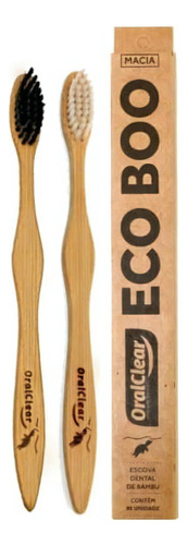 Escova De Dente De Bambu Ecológica Única Nacional Kit 24 Un