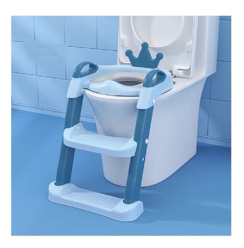 Adaptador Wc Escalera Asiento De Baño Para Niños Azul