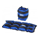 Set Pesas De Arena Para Muñeca Y Tobillos 2x3kg (6kg Total)