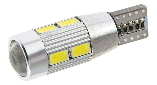 Lampara Led T10 Ultraled Canbus Con Lupa - Blanco 12v 