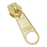  Cursor N5 333 Dourado Ziper Nylon 100 Unidades