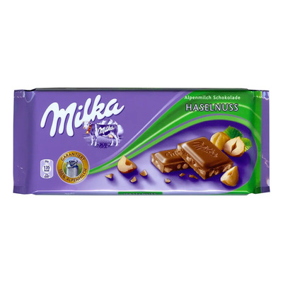 Chocolate Milka Hazelnut Milk Chocolate 100g | MercadoLibre
