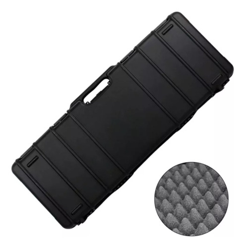 Case/maleta Rígido Negrini Para Carabina Até 90cm - Preta