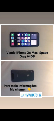 iPhone XS Max Space Gray 64 Gb