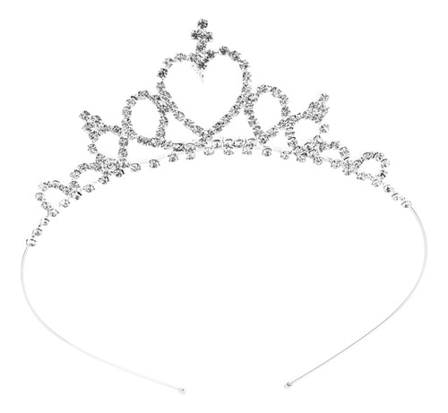 Niñas Niños Princesa Brillante Rhinestone Tiara Diadema