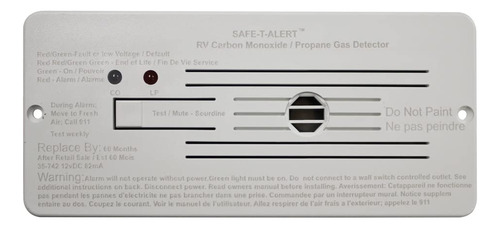 Mti 603.111 Safe-t-alert Industries 35-742-wt Alarma Dual L.