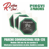 3 Parche Reparación Llantas En Frio Rsb126 305mm Rubberseal