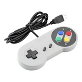 Controle Snes Usb Super Nintendo Pc Notebook Computador