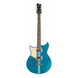 Guitarra Eléctrica Para Zurdo Yamaha Revstar Standard Rss20 De Arce/caoba Con Cámara 2022 Swift Blue Poliuretano Brillante Con Diapasón De Palo De Rosa