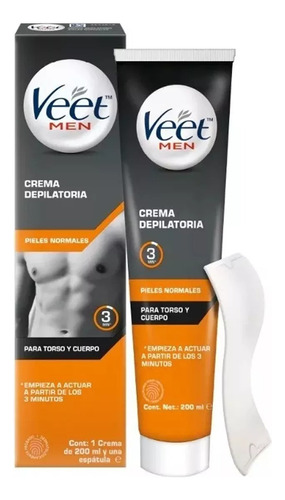 Veet Men Crema Depilatoria Corporal Masculina 200 Ml