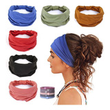 Paquete Con 6 Bandanas Anchas Para Mujer, Deportes, Entrenam