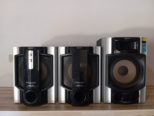 3 Caixas Usadas Do Mini System Sony Gnx800 Leia Descrição 