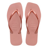 Chinelo Havaianas Square Sandalia Quadrada Tiras Finas 