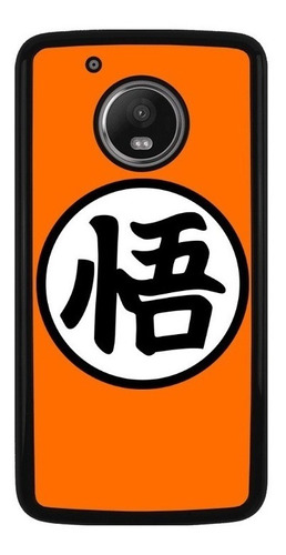 Funda Protector Para Motorola Moto Dragon Ball Logo Naran