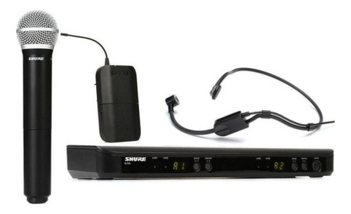 Shure Blx1288/p31 Sistema Inalambrico Dual Mic Mano/diadema