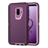 Funda Para Samsung Galaxy S9 Plus (color Violeta Y Rosa)