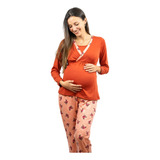 Pijama Maternal Y Lactancia  Mitima 