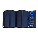 Cargador Solar Plegable Bigblue  5v 28w Con Amperímetro