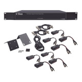 300m Video+poder 8ch Para Rack Alimentación 36-12 Vcd 4k