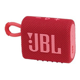 Parlante Jbl Go 3 Portátil Bluetooth Rojo Original Sellado