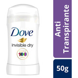 Desodorante Antitranspirante En Barra Dove Invisible Dry 50g