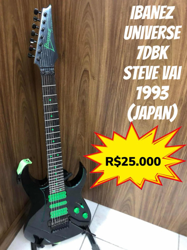 Guitarra Ibanez Universe Uv7bk (7 Cordas) Japan