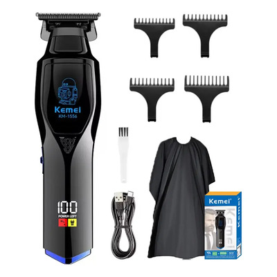 Máquina De Acabado Kemei Km-1556 Professional 0 Gap 7800 Rpm | Envío gratis