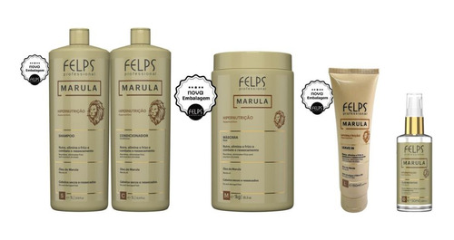 Felps Marula Kit Hipernutrição - 5 Produtos