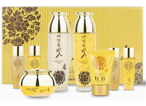 Kit De 4 Skin Care Coreano Yedamyunbit Prime Luxury Gold