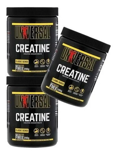 Combo Creatina Universal 600g (3 Potes) Original Envio Já!!